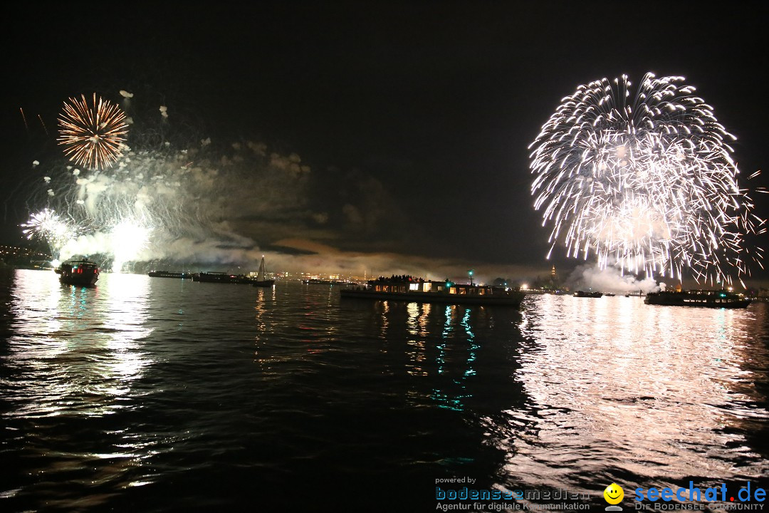 Konstanzer Seenachtfest mit Feuerwerk: Konstanz am Bodensee, 09.08.2014