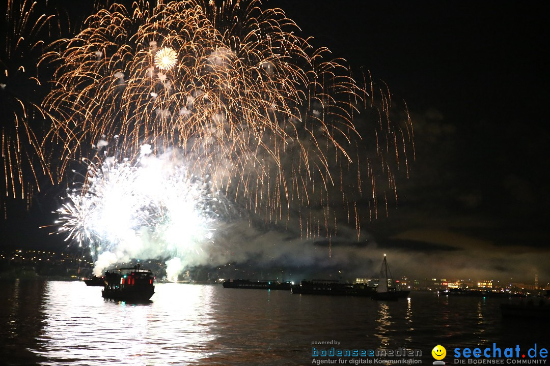 Konstanzer Seenachtfest mit Feuerwerk: Konstanz am Bodensee, 09.08.2014