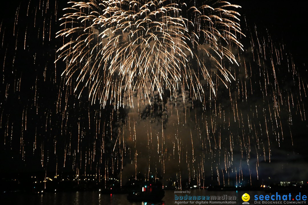 Konstanzer Seenachtfest mit Feuerwerk: Konstanz am Bodensee, 09.08.2014