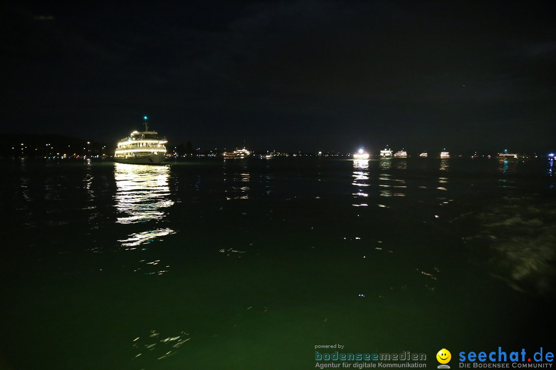 Konstanzer Seenachtfest mit Feuerwerk: Konstanz am Bodensee, 09.08.2014