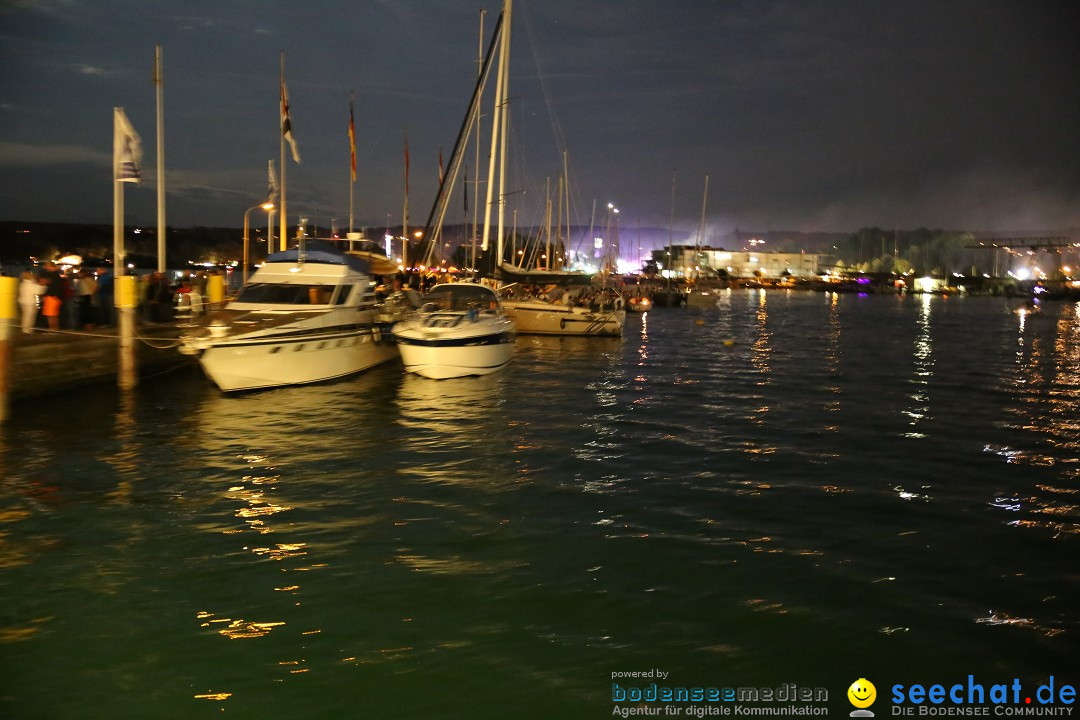 Konstanzer Seenachtfest mit Feuerwerk: Konstanz am Bodensee, 09.08.2014