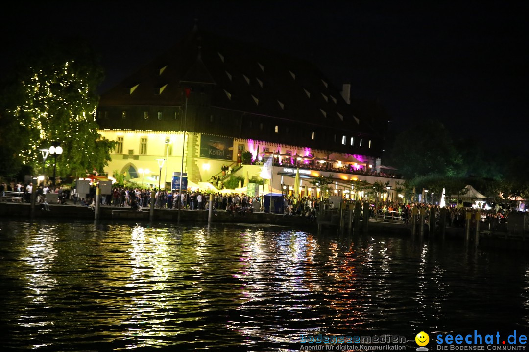 Konstanzer Seenachtfest mit Feuerwerk: Konstanz am Bodensee, 09.08.2014