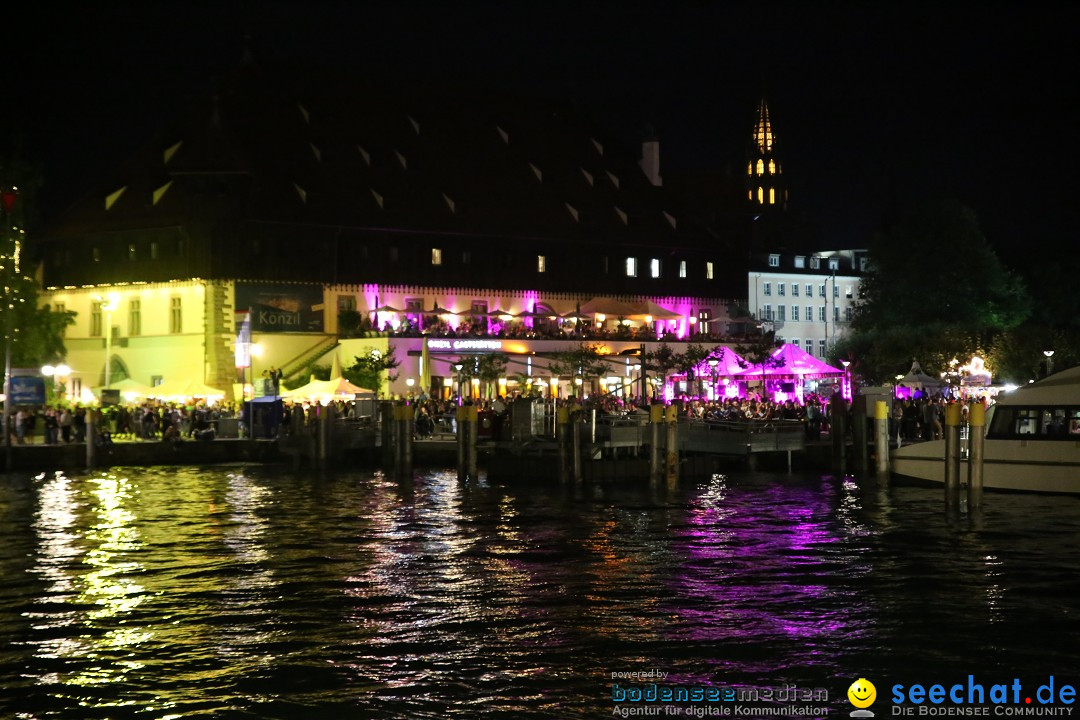 Konstanzer Seenachtfest mit Feuerwerk: Konstanz am Bodensee, 09.08.2014