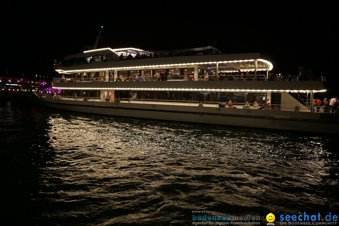 Konstanzer Seenachtfest mit Feuerwerk: Konstanz am Bodensee, 09.08.2014