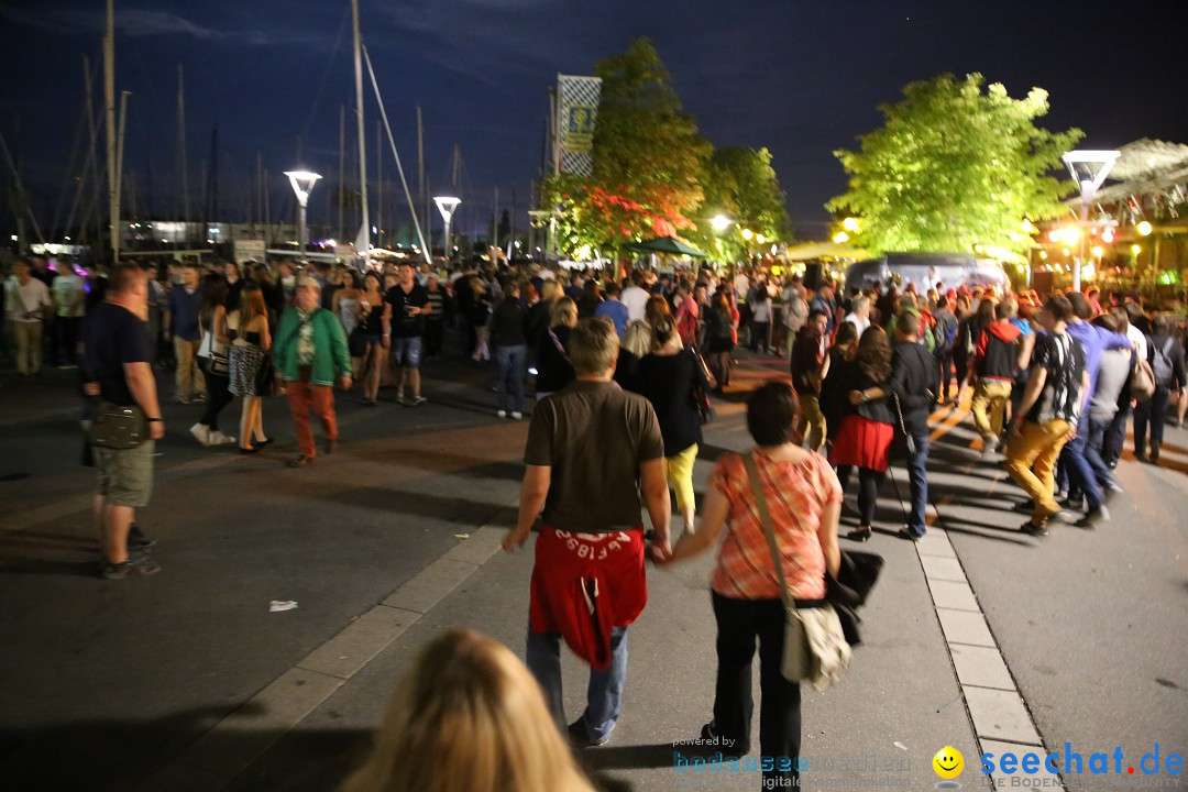 Konstanzer Seenachtfest mit Feuerwerk: Konstanz am Bodensee, 09.08.2014