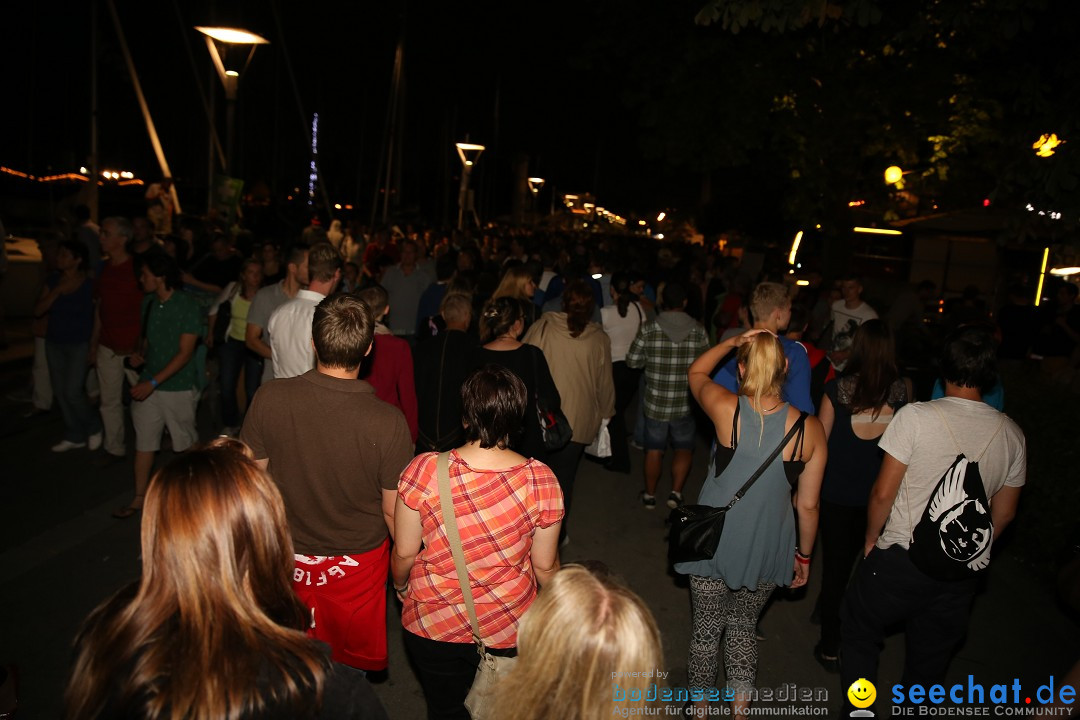 Konstanzer Seenachtfest mit Feuerwerk: Konstanz am Bodensee, 09.08.2014