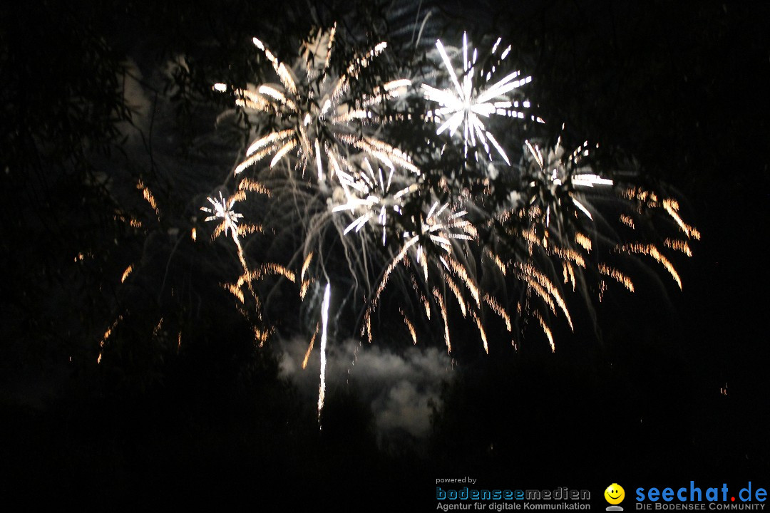 Seenachtfest mit Feuerwerk: Kreuzlingen am Bodensee, 09.08.2014