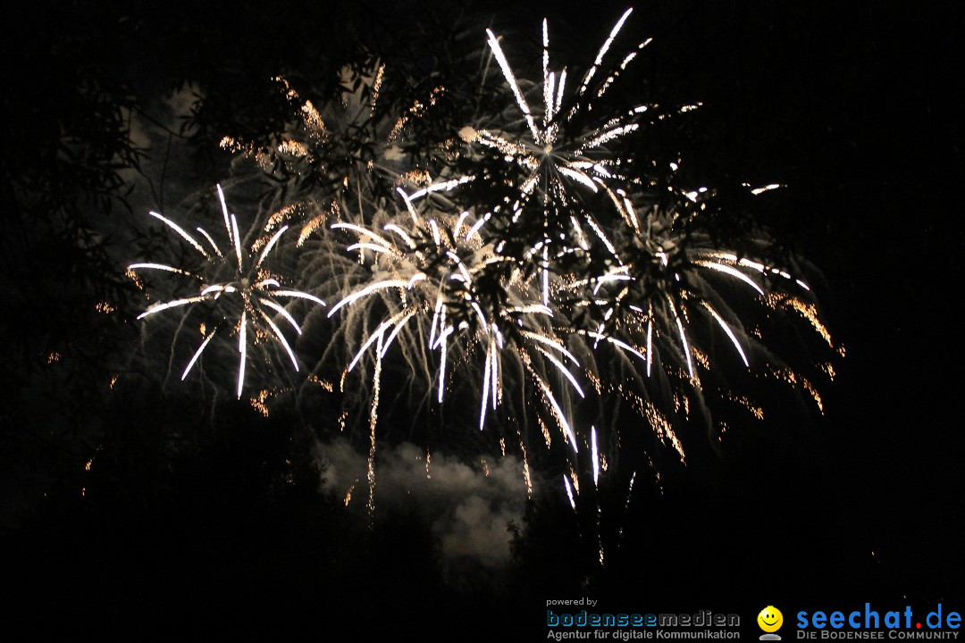 Seenachtfest mit Feuerwerk: Kreuzlingen am Bodensee, 09.08.2014