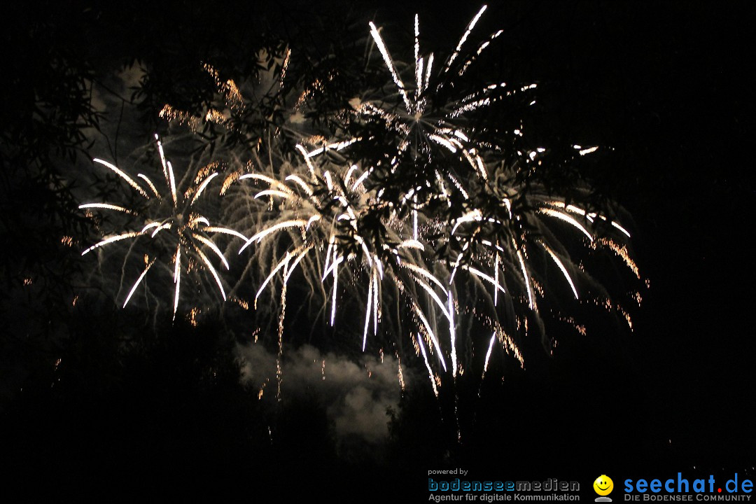 Seenachtfest mit Feuerwerk: Kreuzlingen am Bodensee, 09.08.2014