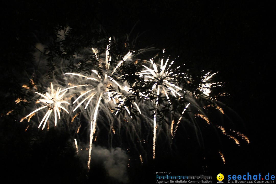 Seenachtfest mit Feuerwerk: Kreuzlingen am Bodensee, 09.08.2014