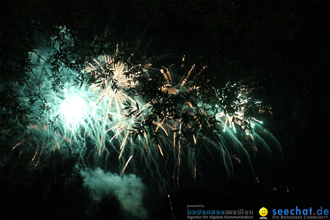 Seenachtfest mit Feuerwerk: Kreuzlingen am Bodensee, 09.08.2014