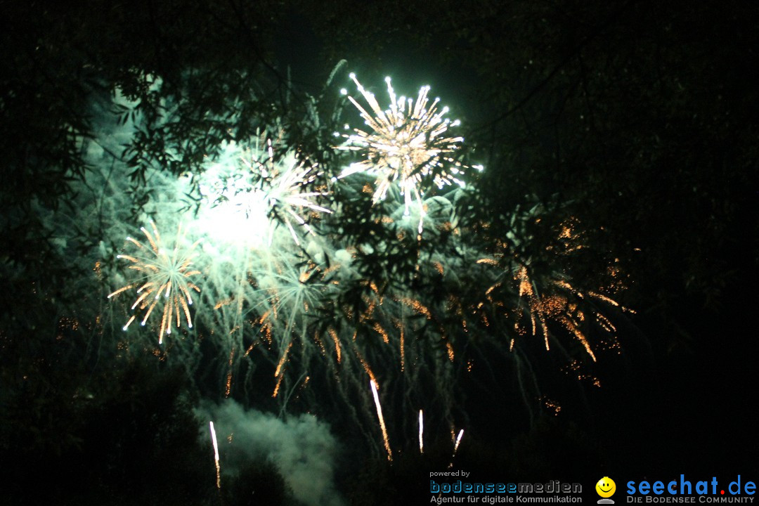 Seenachtfest mit Feuerwerk: Kreuzlingen am Bodensee, 09.08.2014