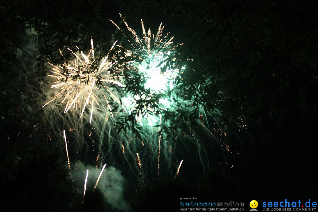 Seenachtfest mit Feuerwerk: Kreuzlingen am Bodensee, 09.08.2014