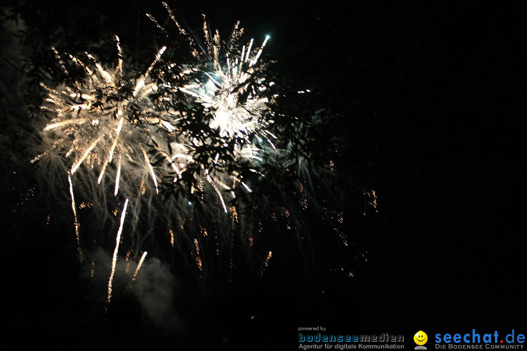 Seenachtfest mit Feuerwerk: Kreuzlingen am Bodensee, 09.08.2014