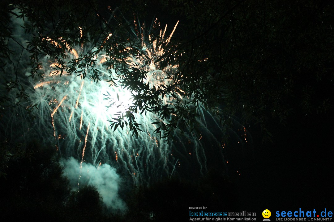 Seenachtfest mit Feuerwerk: Kreuzlingen am Bodensee, 09.08.2014