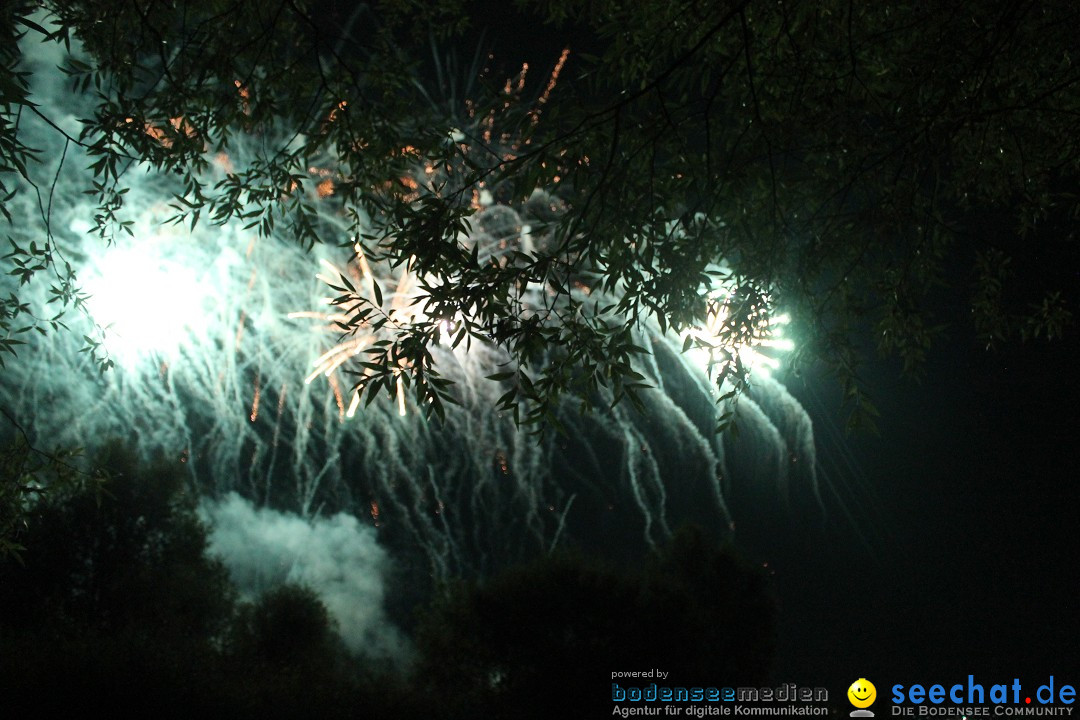 Seenachtfest mit Feuerwerk: Kreuzlingen am Bodensee, 09.08.2014