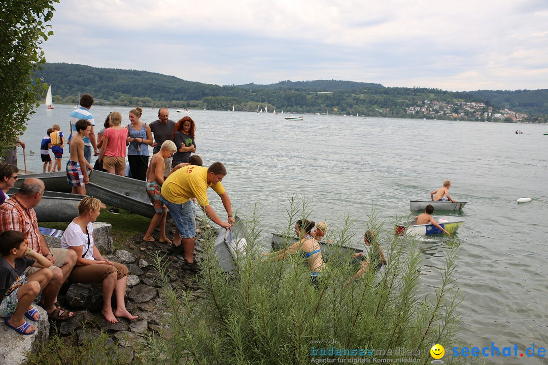 Badewannenrennen DLRG: Bodman-Ludwigshafen am Bodensee, 10.08.2014