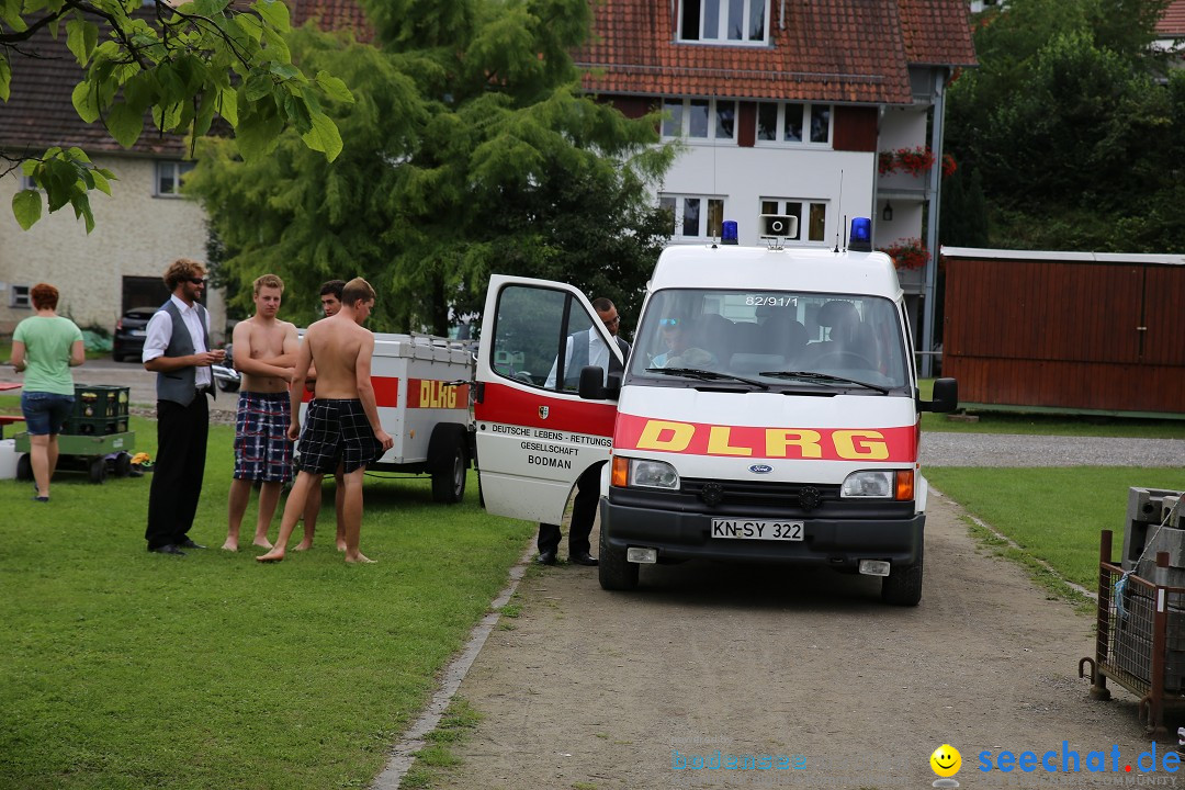 Badewannenrennen DLRG: Bodman-Ludwigshafen am Bodensee, 10.08.2014