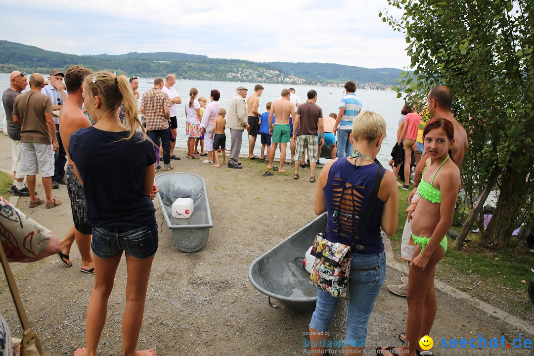 Badewannenrennen DLRG: Bodman-Ludwigshafen am Bodensee, 10.08.2014