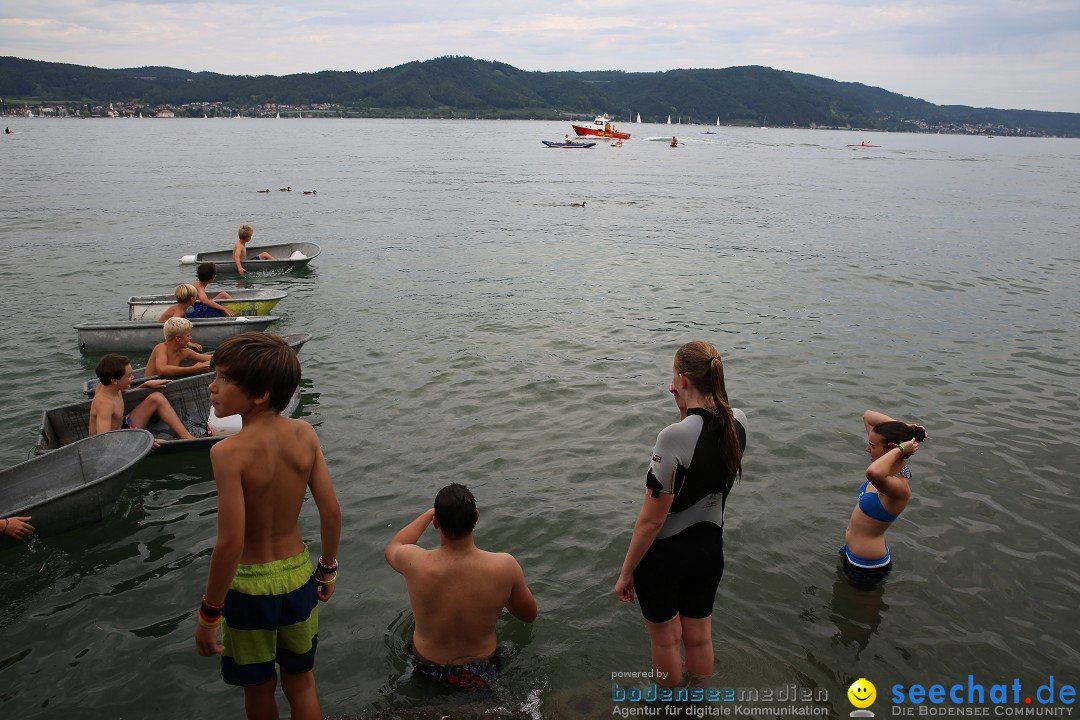 Badewannenrennen DLRG: Bodman-Ludwigshafen am Bodensee, 10.08.2014