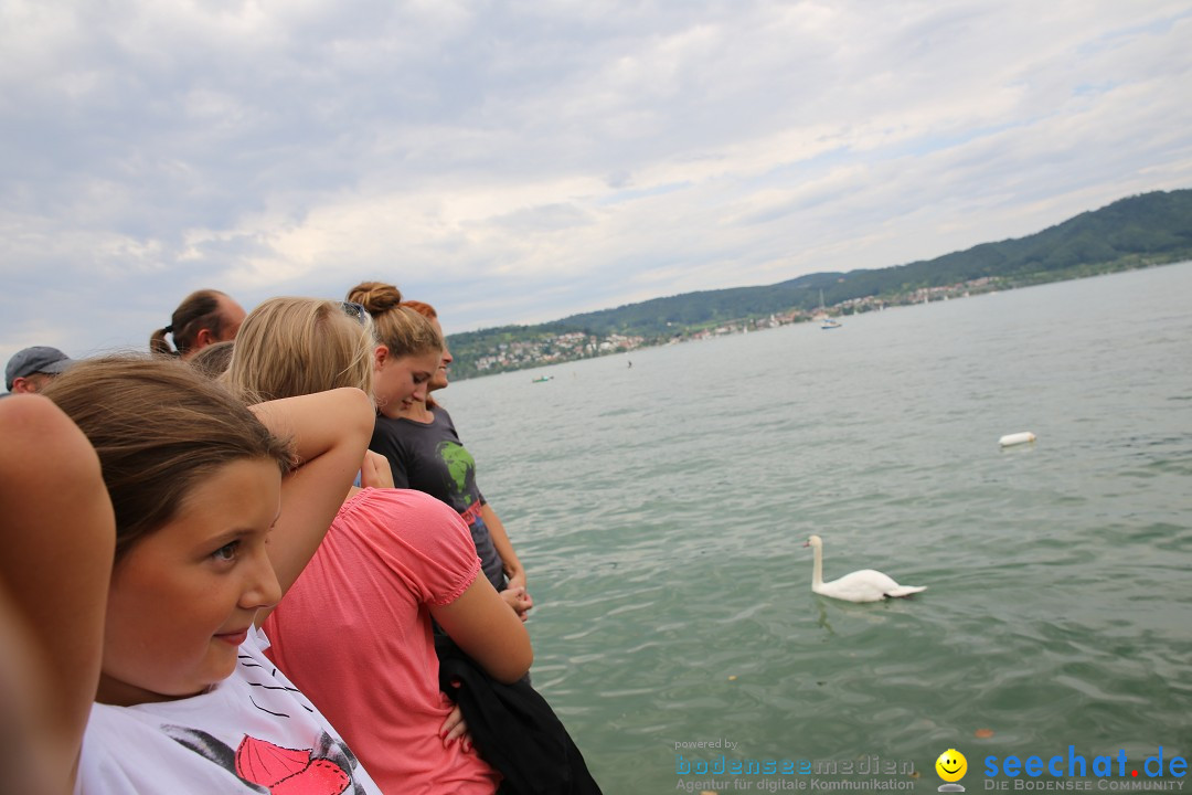 Badewannenrennen DLRG: Bodman-Ludwigshafen am Bodensee, 10.08.2014