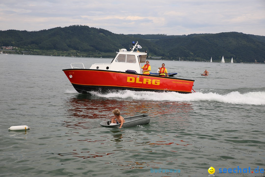 Badewannenrennen DLRG: Bodman-Ludwigshafen am Bodensee, 10.08.2014