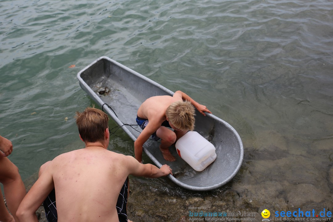 Badewannenrennen DLRG: Bodman-Ludwigshafen am Bodensee, 10.08.2014