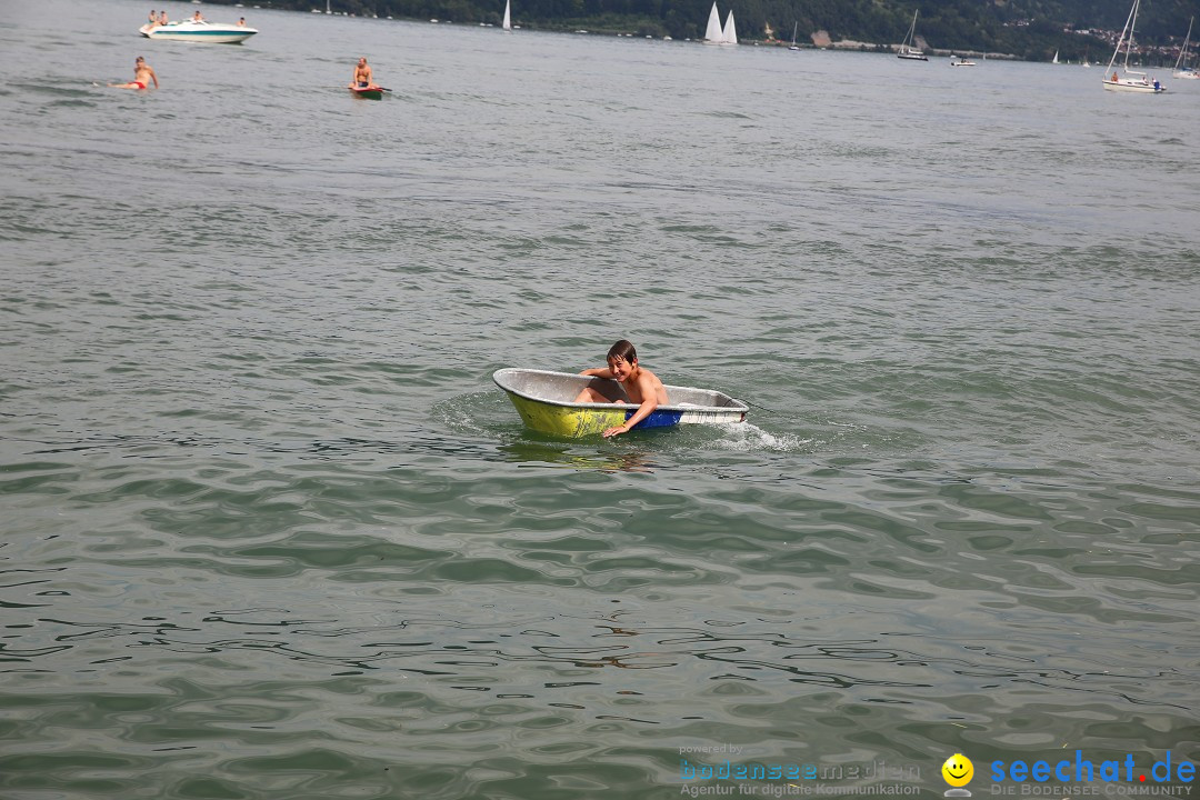 Badewannenrennen DLRG: Bodman-Ludwigshafen am Bodensee, 10.08.2014