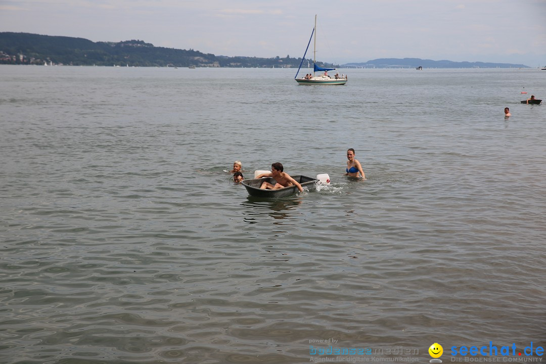 Badewannenrennen DLRG: Bodman-Ludwigshafen am Bodensee, 10.08.2014