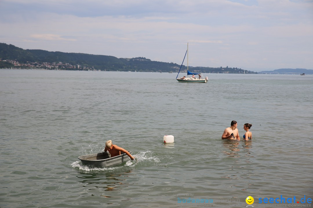 Badewannenrennen DLRG: Bodman-Ludwigshafen am Bodensee, 10.08.2014