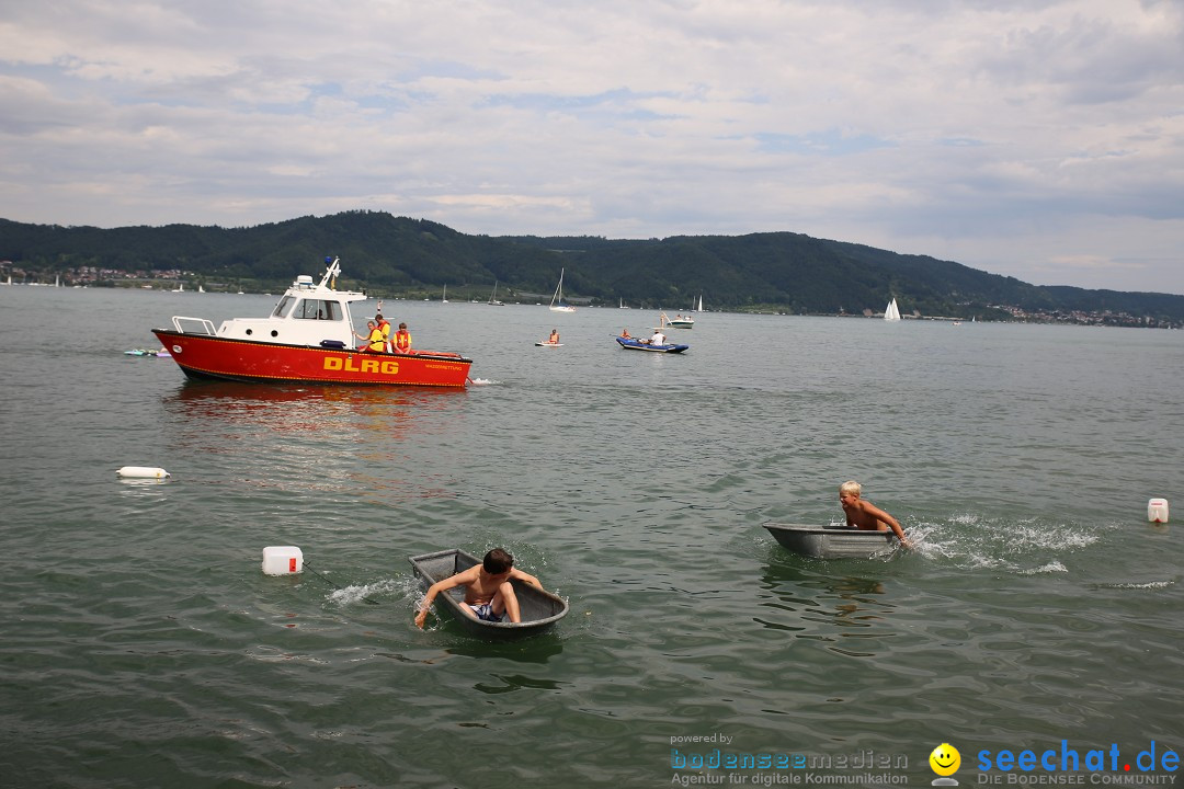 Badewannenrennen DLRG: Bodman-Ludwigshafen am Bodensee, 10.08.2014