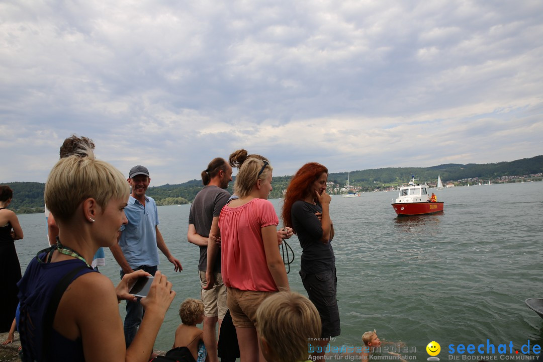 Badewannenrennen DLRG: Bodman-Ludwigshafen am Bodensee, 10.08.2014