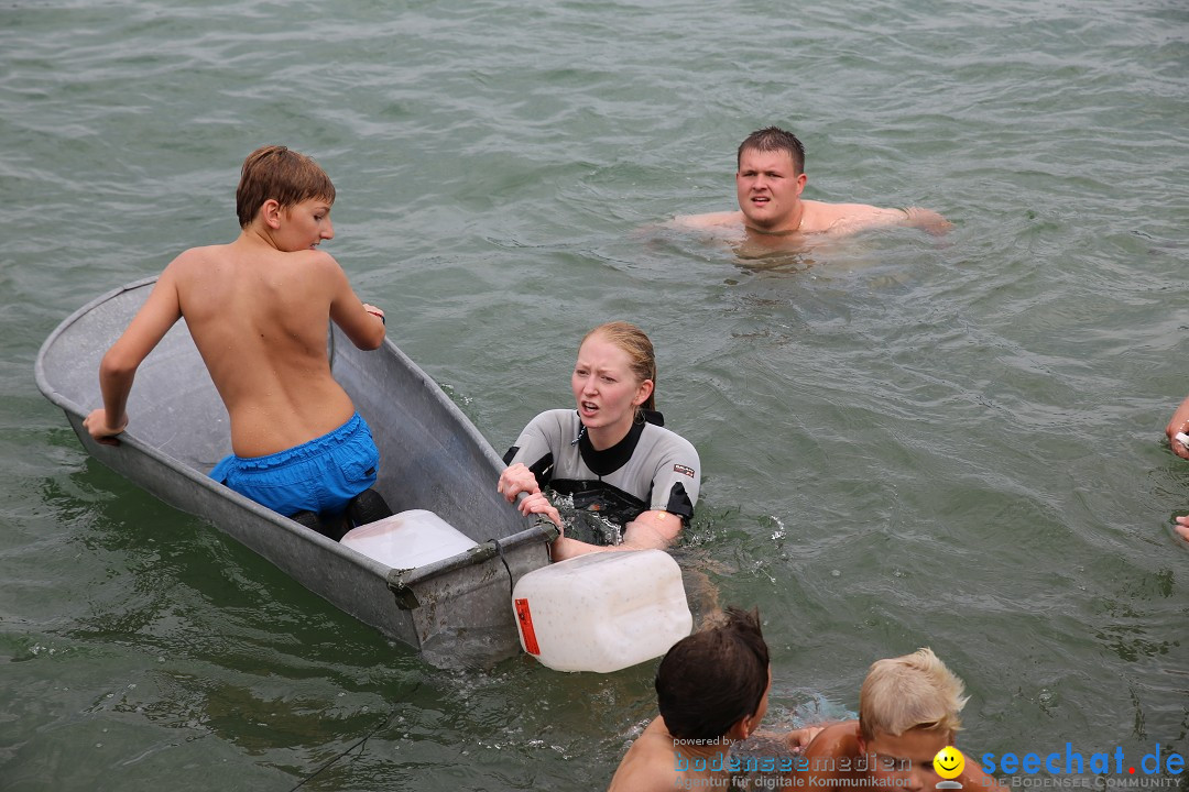 Badewannenrennen DLRG: Bodman-Ludwigshafen am Bodensee, 10.08.2014