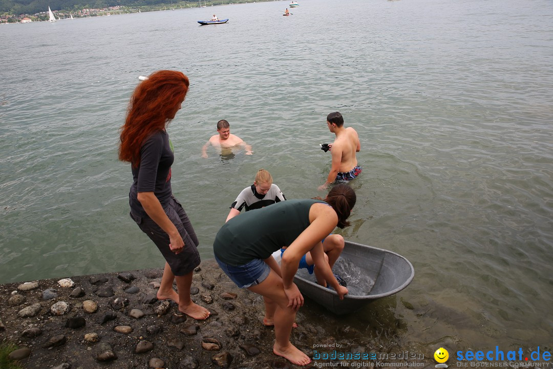 Badewannenrennen DLRG: Bodman-Ludwigshafen am Bodensee, 10.08.2014