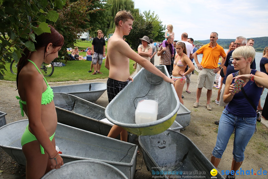 Badewannenrennen DLRG: Bodman-Ludwigshafen am Bodensee, 10.08.2014