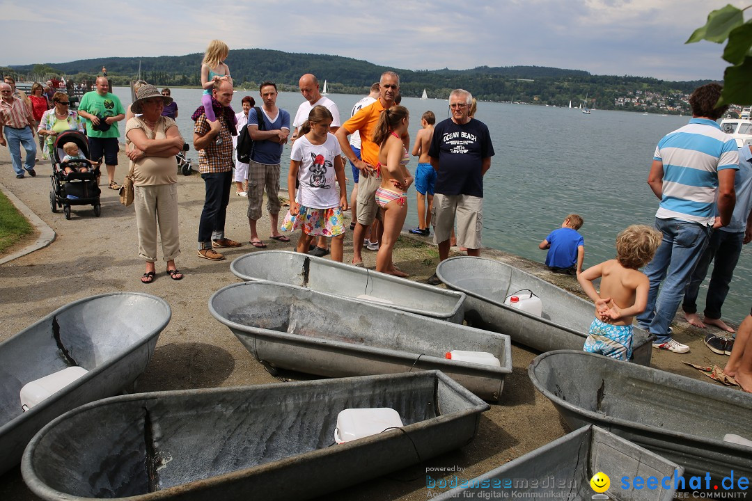 Badewannenrennen DLRG: Bodman-Ludwigshafen am Bodensee, 10.08.2014