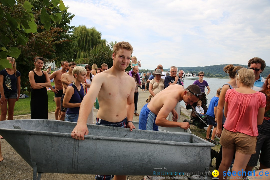 Badewannenrennen DLRG: Bodman-Ludwigshafen am Bodensee, 10.08.2014