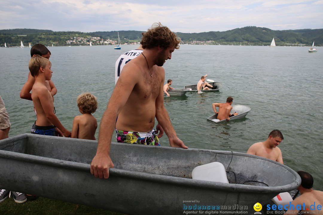 Badewannenrennen DLRG: Bodman-Ludwigshafen am Bodensee, 10.08.2014