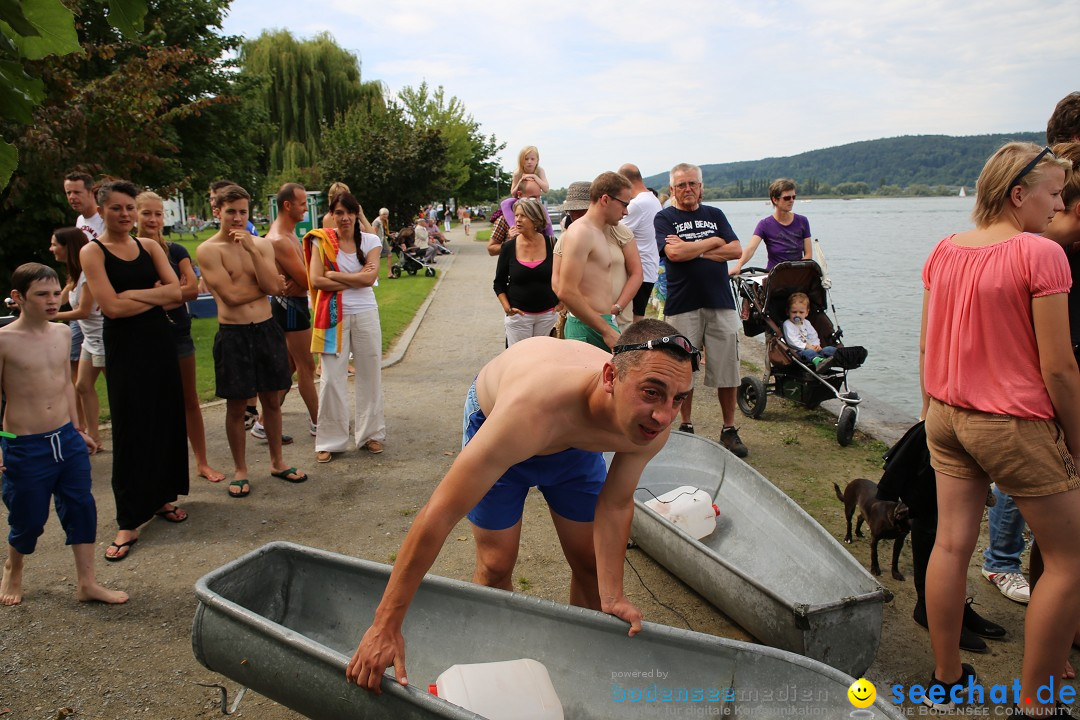 Badewannenrennen DLRG: Bodman-Ludwigshafen am Bodensee, 10.08.2014