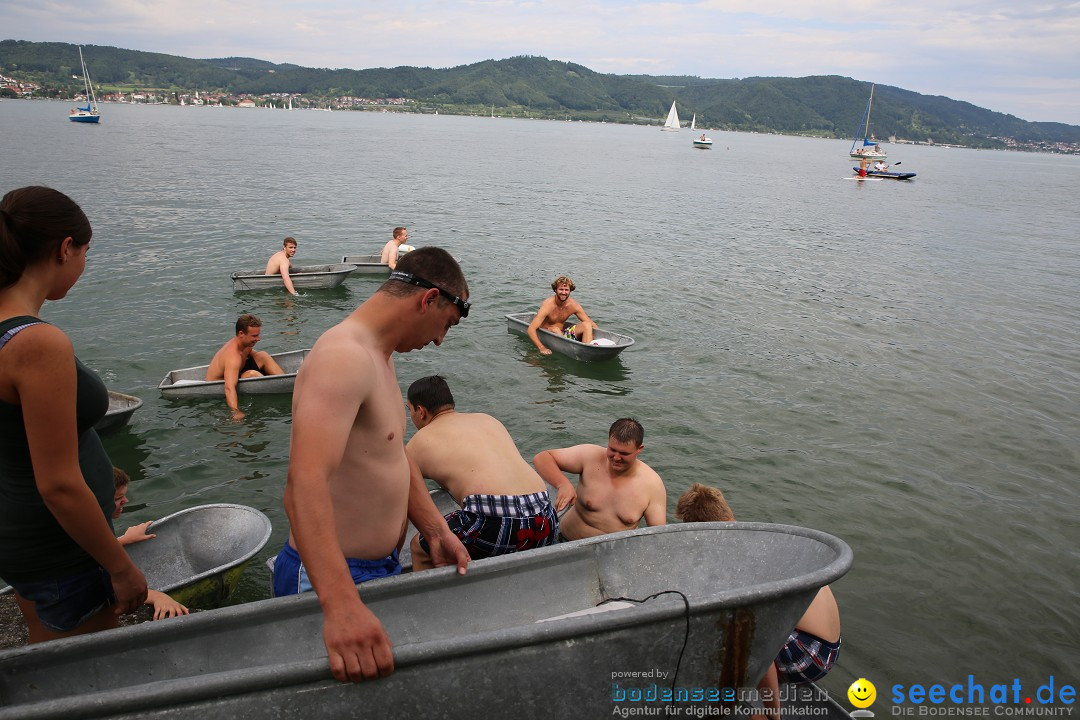 Badewannenrennen DLRG: Bodman-Ludwigshafen am Bodensee, 10.08.2014