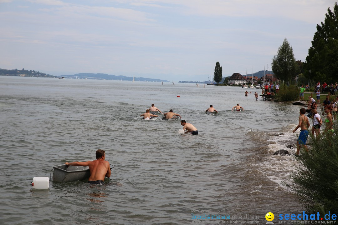 Badewannenrennen DLRG: Bodman-Ludwigshafen am Bodensee, 10.08.2014