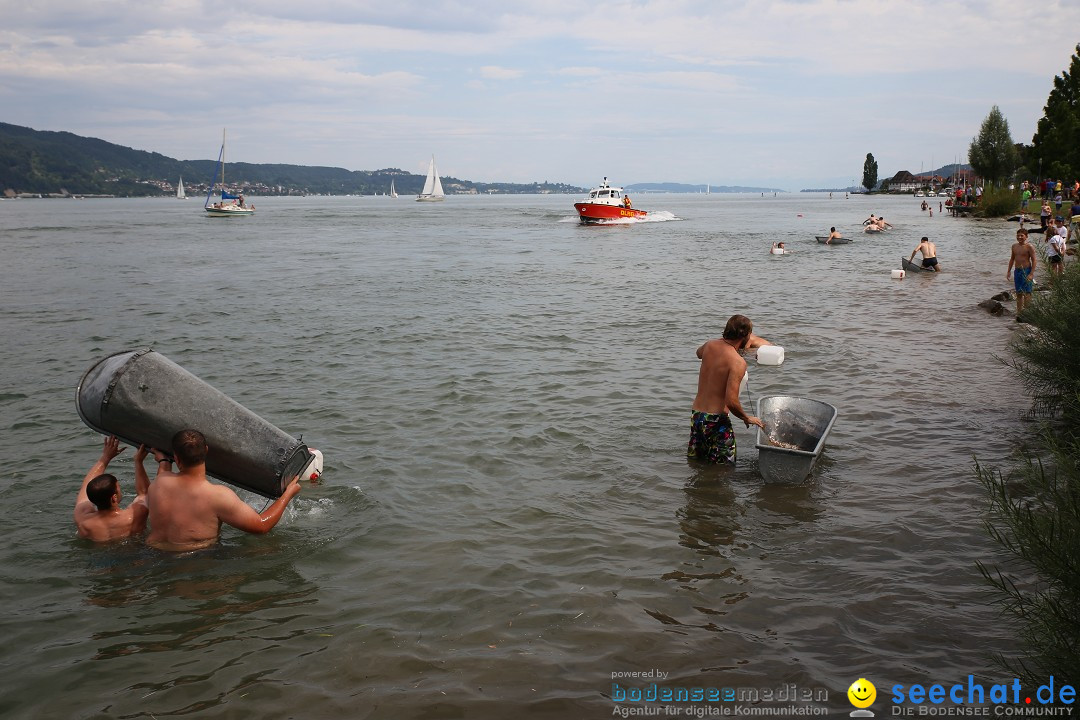 Badewannenrennen DLRG: Bodman-Ludwigshafen am Bodensee, 10.08.2014