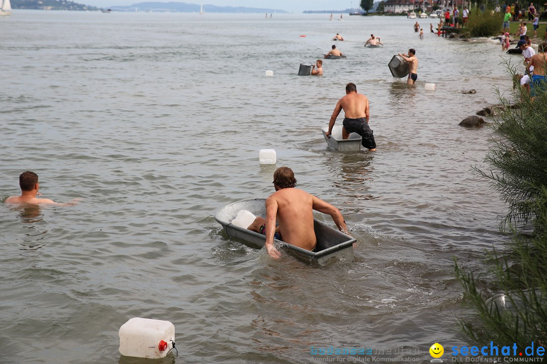 Badewannenrennen DLRG: Bodman-Ludwigshafen am Bodensee, 10.08.2014