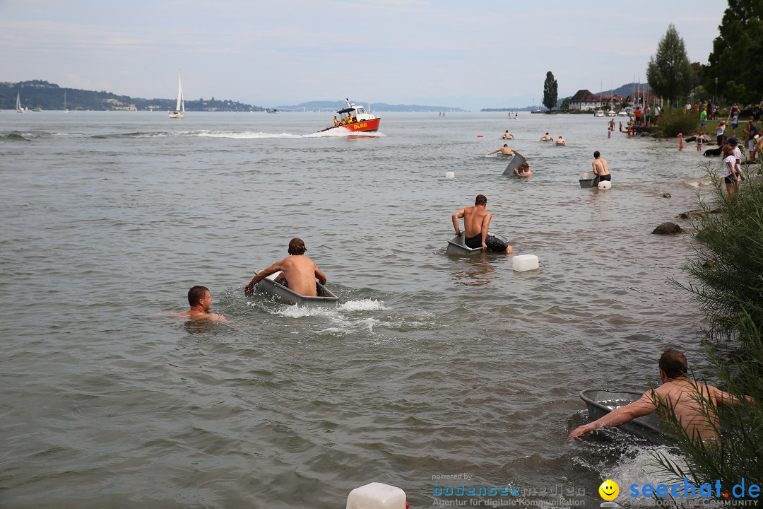 Badewannenrennen DLRG: Bodman-Ludwigshafen am Bodensee, 10.08.2014