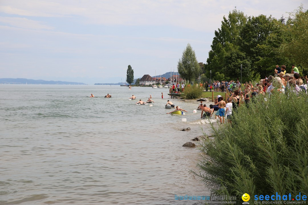 Badewannenrennen DLRG: Bodman-Ludwigshafen am Bodensee, 10.08.2014