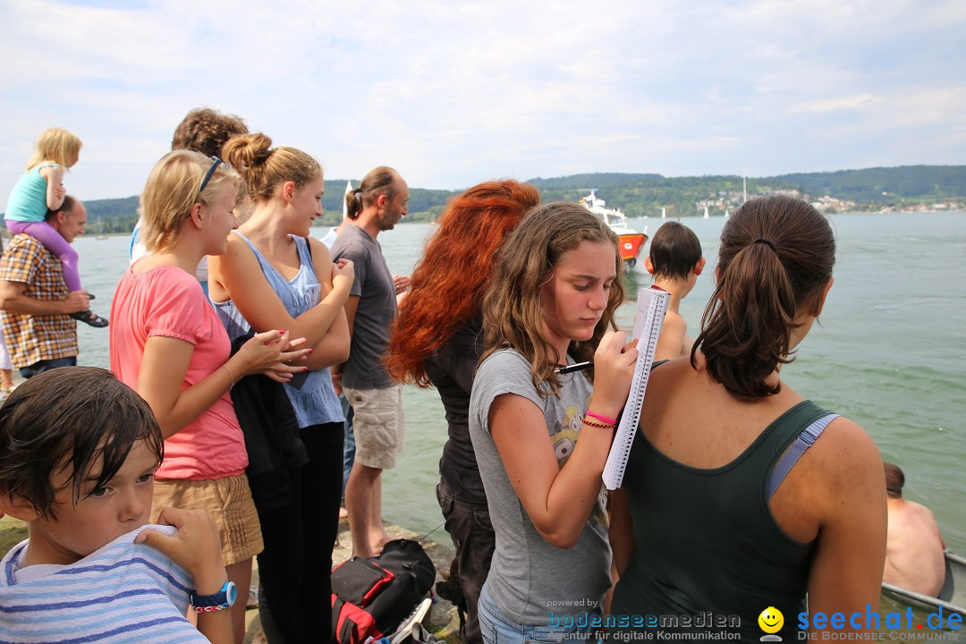 Badewannenrennen DLRG: Bodman-Ludwigshafen am Bodensee, 10.08.2014