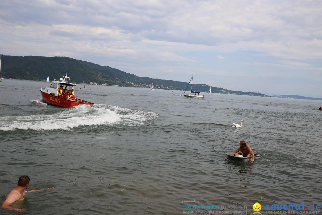 Badewannenrennen DLRG: Bodman-Ludwigshafen am Bodensee, 10.08.2014