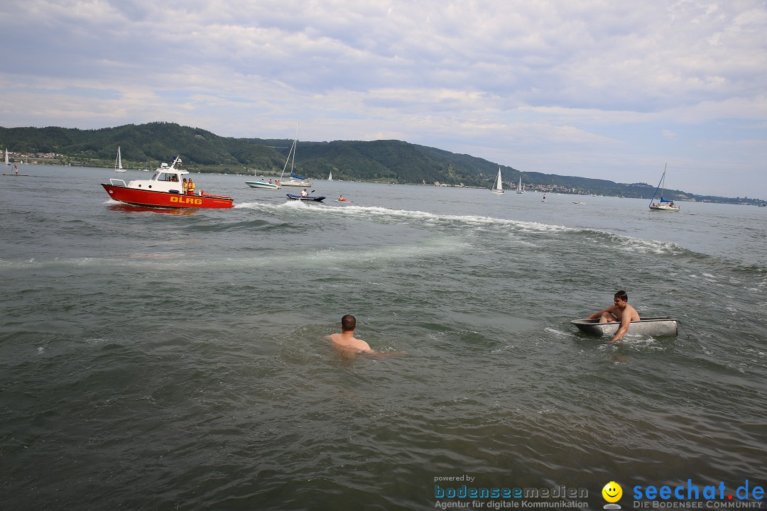 Badewannenrennen DLRG: Bodman-Ludwigshafen am Bodensee, 10.08.2014