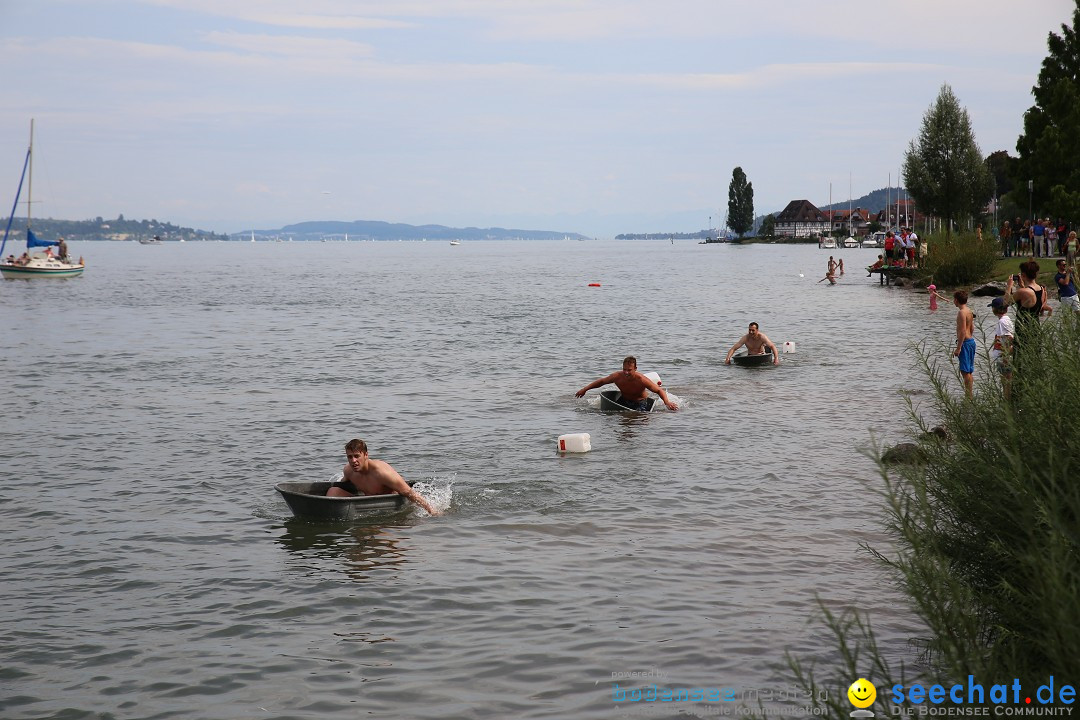 Badewannenrennen DLRG: Bodman-Ludwigshafen am Bodensee, 10.08.2014