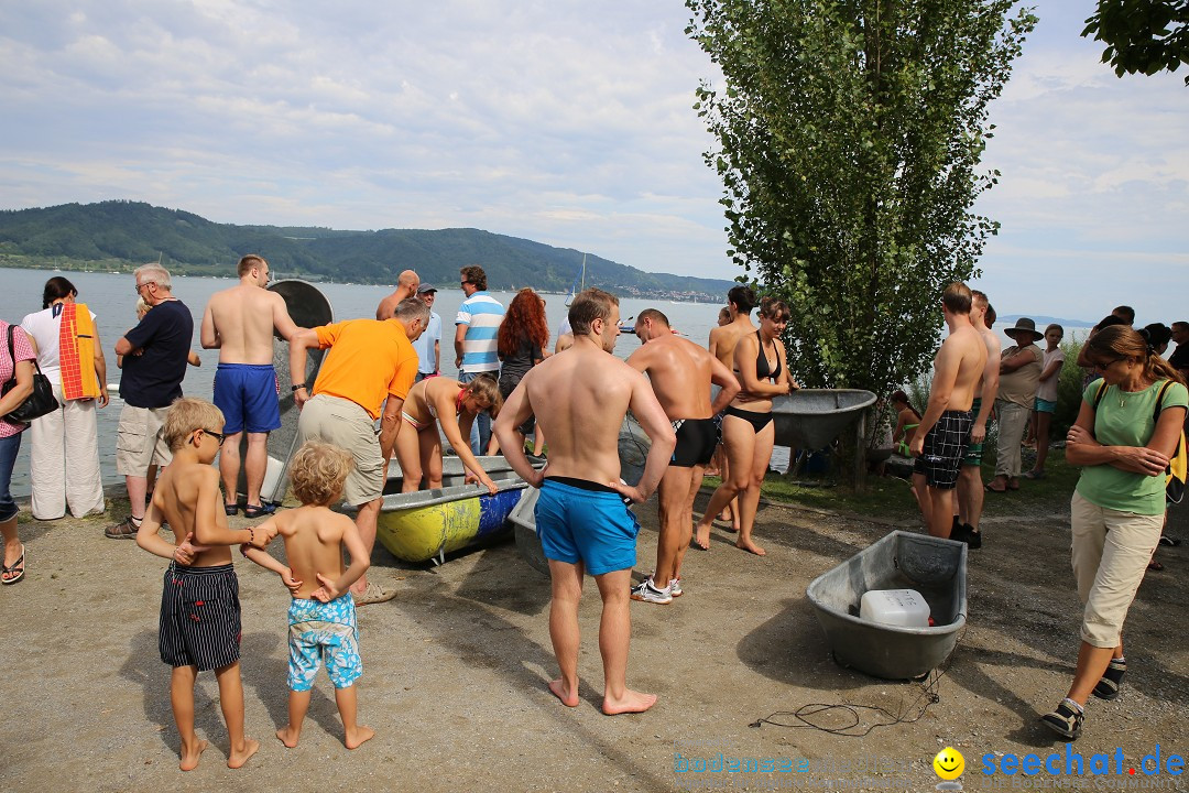 Badewannenrennen DLRG: Bodman-Ludwigshafen am Bodensee, 10.08.2014